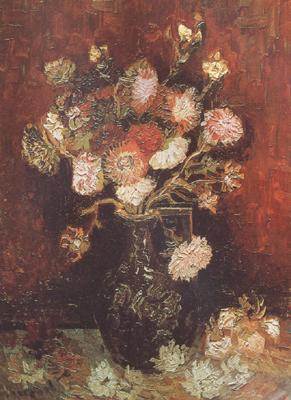 Vincent Van Gogh Vase wtih Asters and Phlox (nn04)